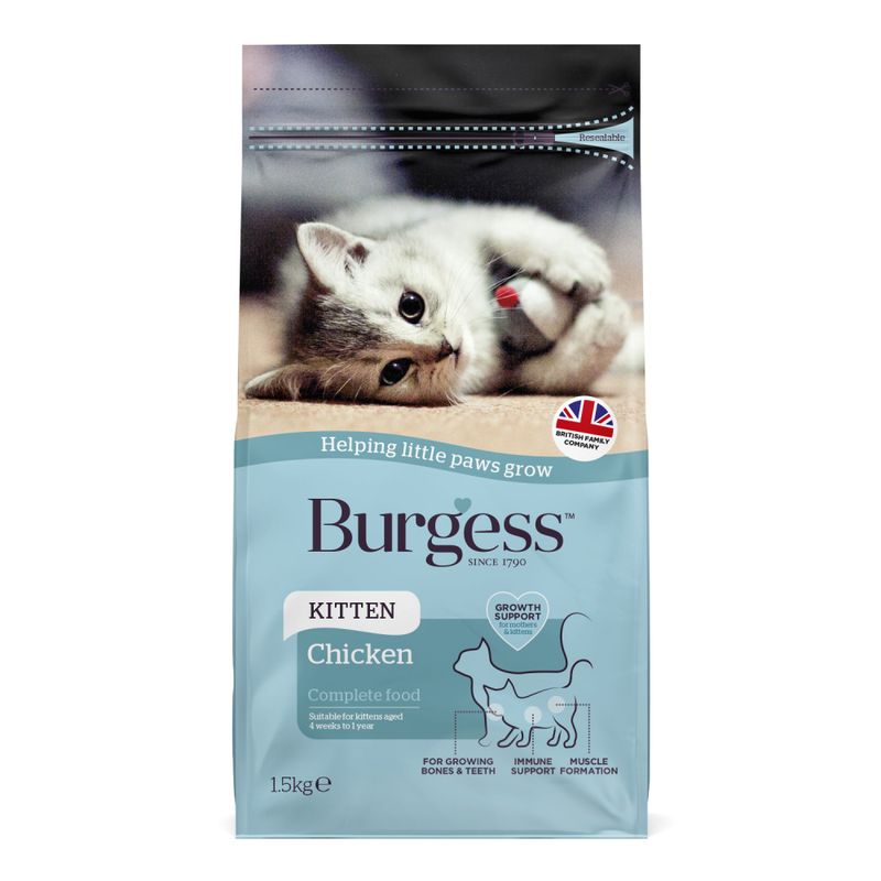 Burgess Kitten Chicken - 1.5kg