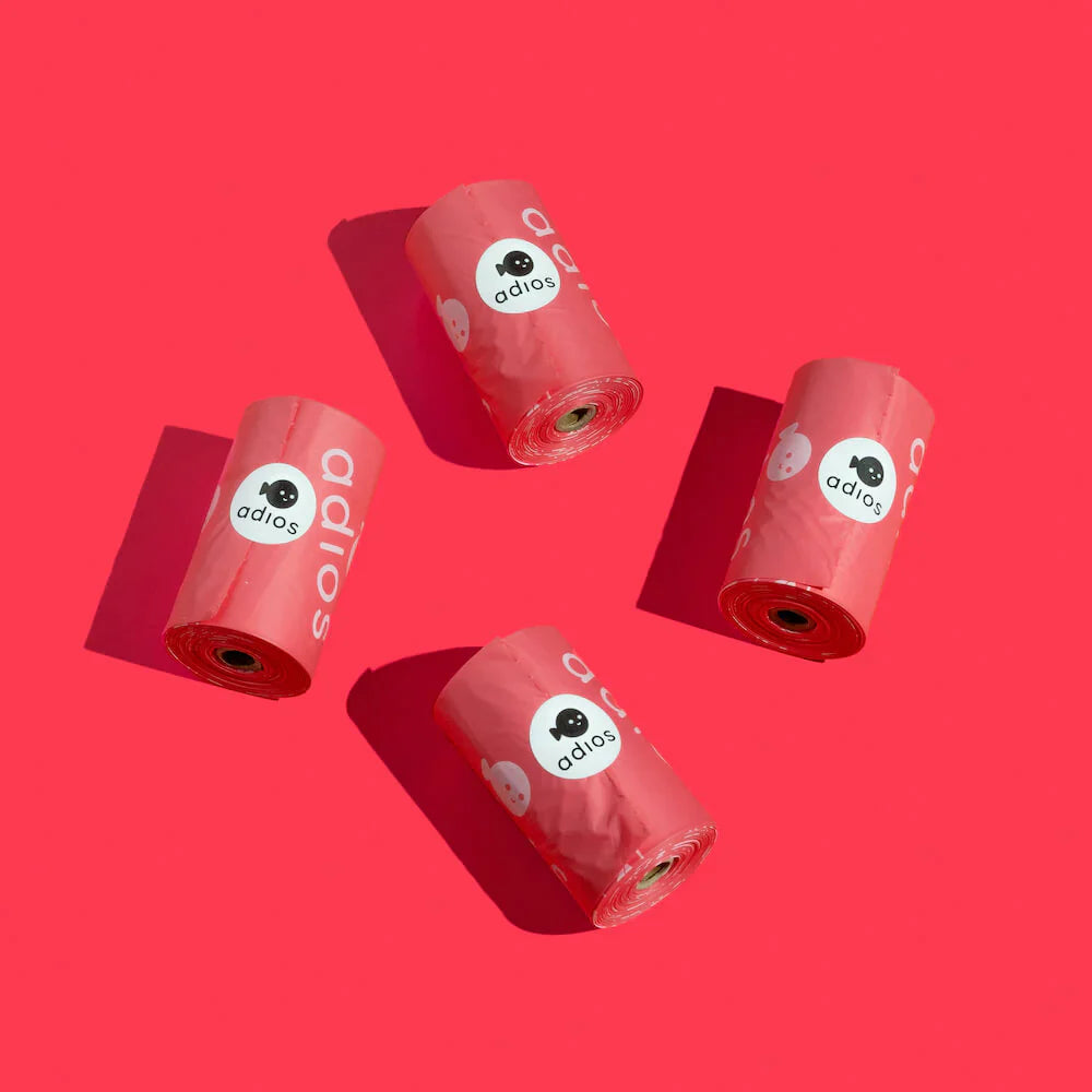 Adios Plastic Poo Bags - No Handles On A Roll