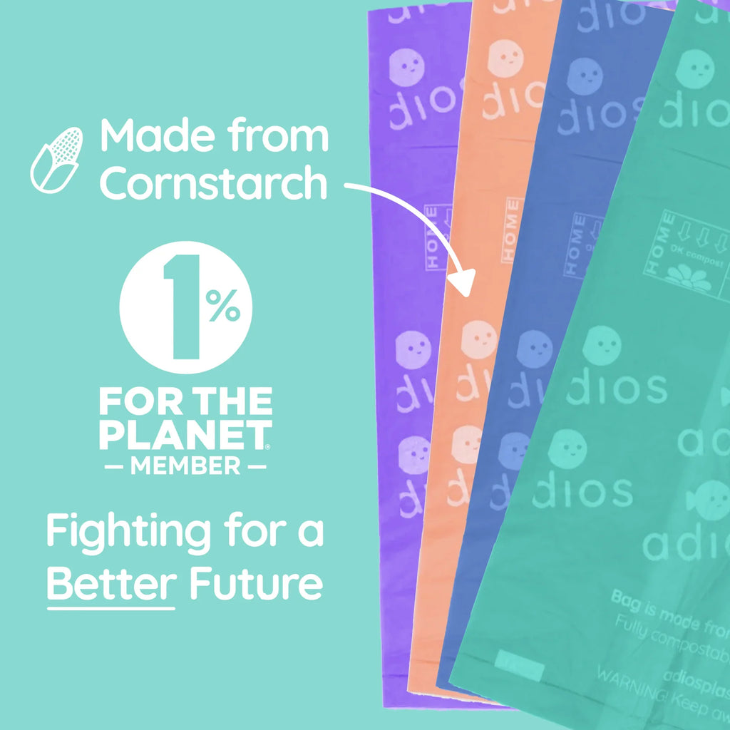 Adios Plastic Poo Bags - No Handles On A Roll