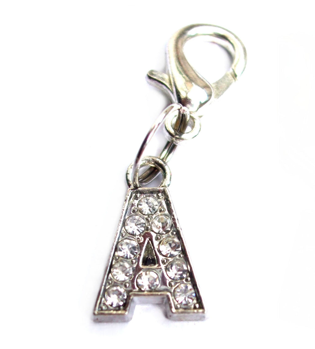 A-Z Crystal Letter Pet Charms